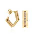 Gold Plated Epic Hoop Earrings