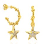 Starfish Hoop Earrings