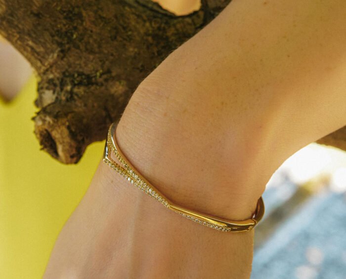 Gold Plated Passion Cuff Bracelet - Image 3