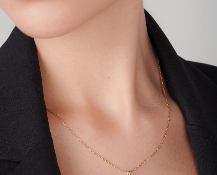 Gold Plated Lighting Necklace - Image 2