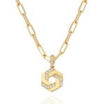 Gold Plated Linked Necklace