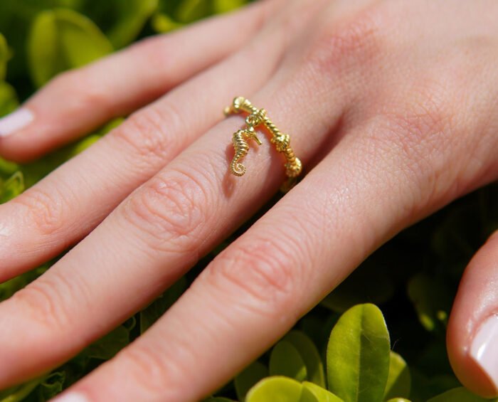 Sea Horse Ring - Görsel 3