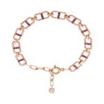 Ruby Sequence Chain Bracelet