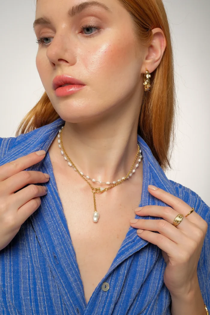 Purely Pearly Necklace & Bracelet - Image 3