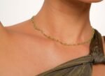 Natural Peridot Necklace&Bracelet - Görsel 2