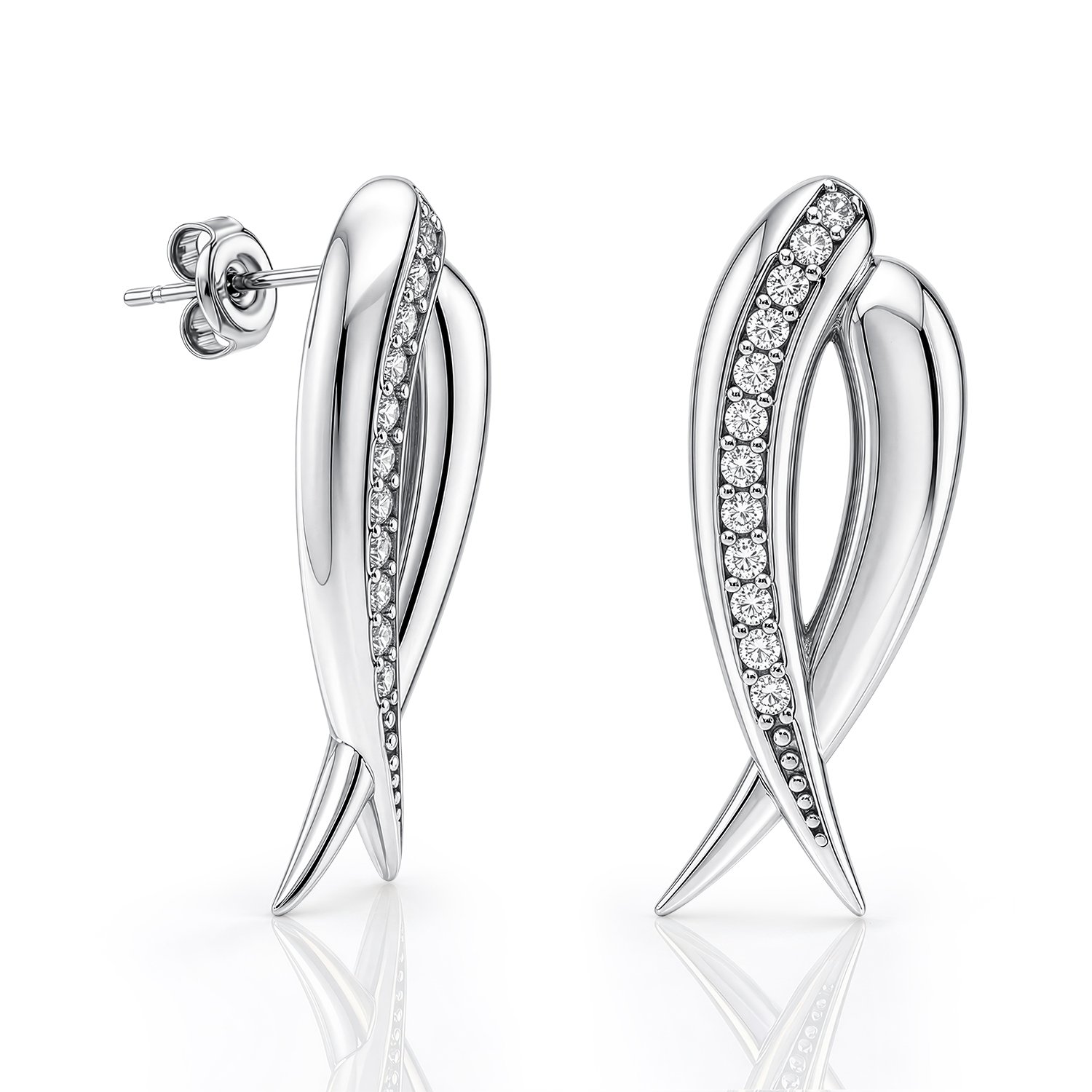 NAYRA 20 EKòM_2d_0008 White Charm Earrings - Image 1
